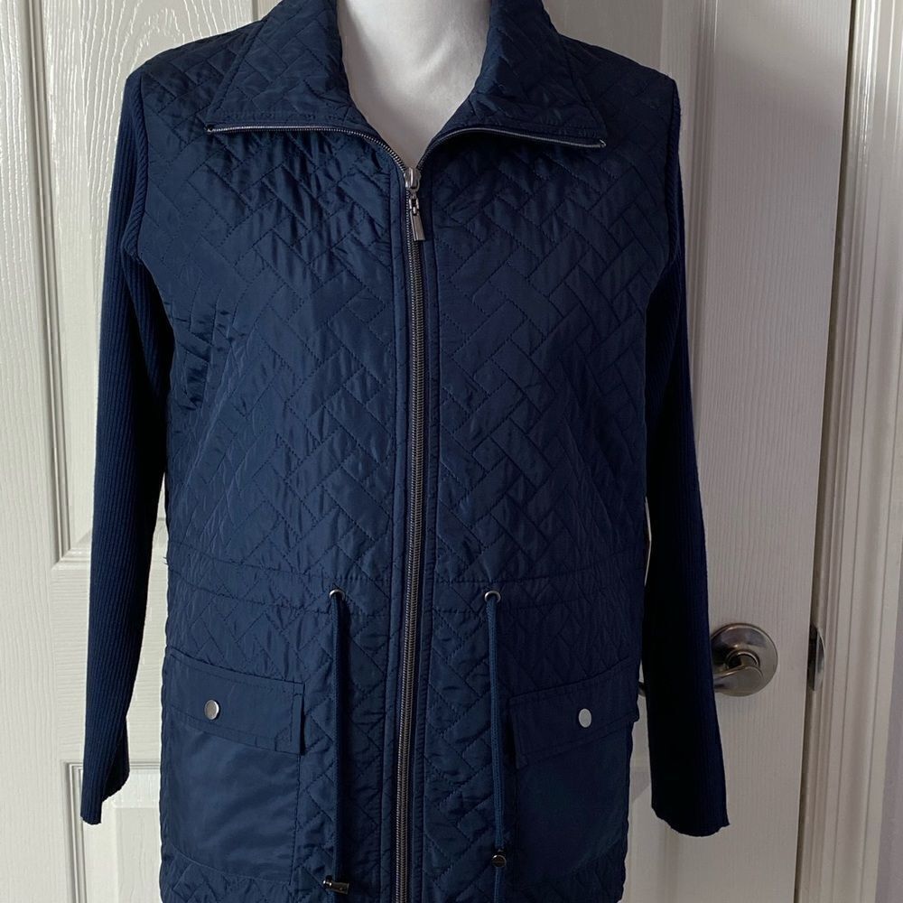 Thomas & Olivia Women’s Large Blue Quilted Jacket